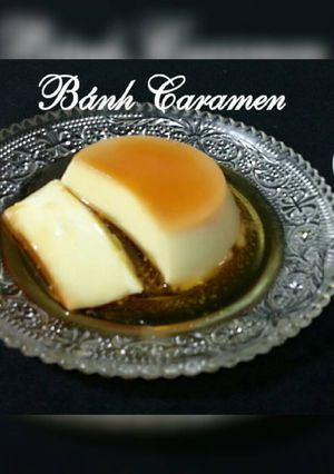 Hình của món Bánh Caramen (Flan).