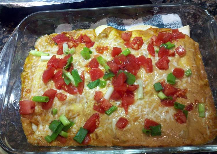 Simple Way to Make Homemade Chicken and Cheese Enchiladas