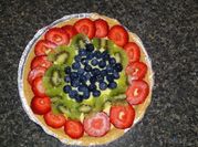 A picture of graham cracker pie