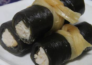 How to Recipe Delicious Kombu Rolls with Chicken Breast in a Pressure Cooker
