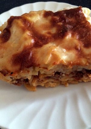 A picture of Pastitsio (greek pasta bake).