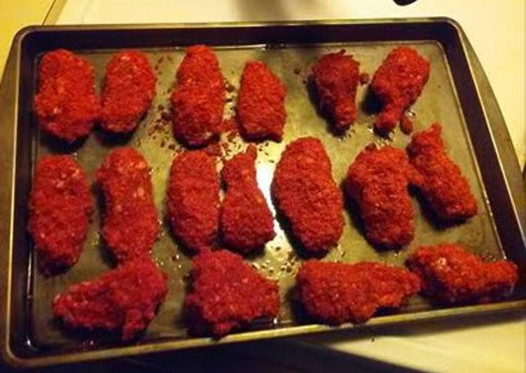 Steps to Prepare Homemade Hot Cheeto Wings