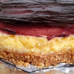 A picture of Blueberry cheesecake 🎀.