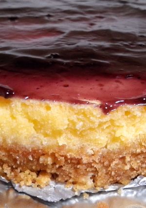 A picture of Blueberry cheesecake 🎀.