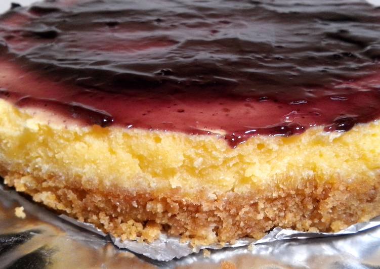 Steps to Make Speedy Blueberry cheesecake 🎀
