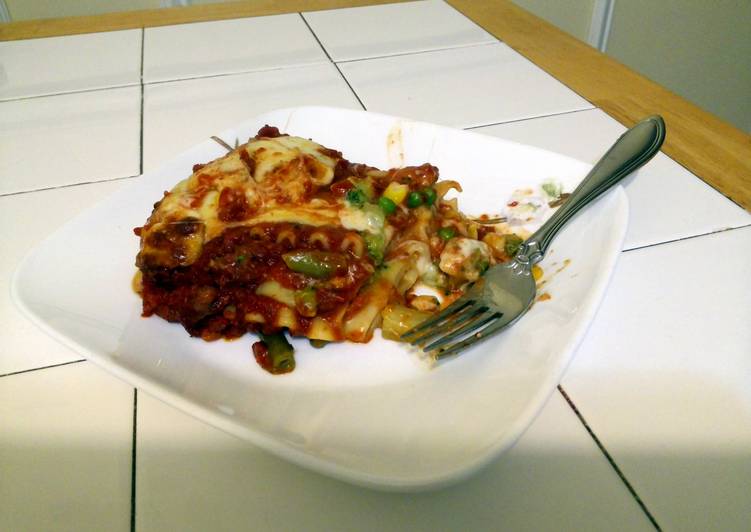 My vegetable lasagna