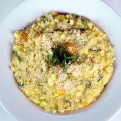 A picture of zucchini rosotto.