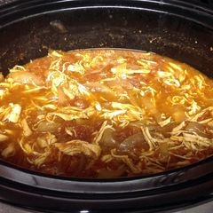 A picture of Crock Pot Shredded Chicken.