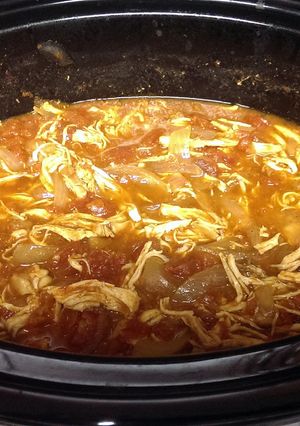 A picture of Crock Pot Shredded Chicken.