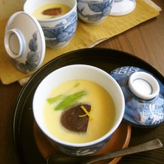 A picture of Chawan-mushi (Our Family's Golden Ratio).