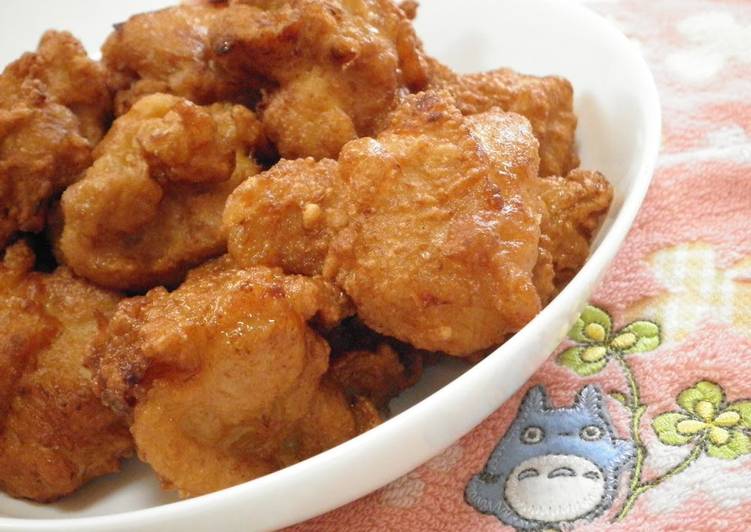 Steps to Make Perfect Easy and Juicy Fried Chicken with Mentsuyu