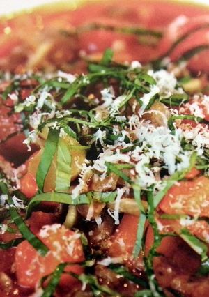 A picture of Borlotti Bean Minestrone.
