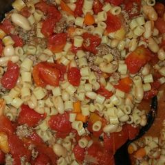 A picture of Jenn's Quick and Easy Pasta Fogioli.