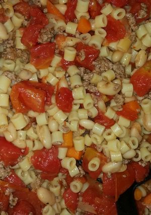 A picture of Jenn's Quick and Easy Pasta Fogioli.