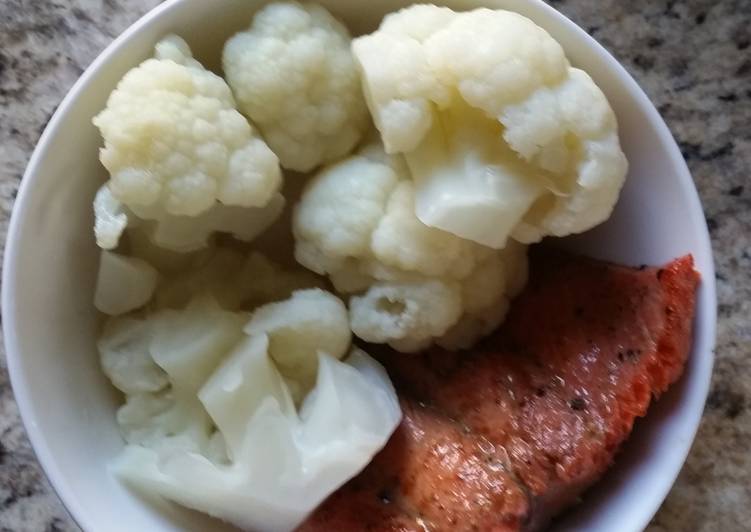 Step-by-Step Guide to Cooking Hot Pepper Jelly Glazed Salmon &amp; Cauliflower Flavorful