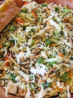 A picture of Abbi's Asian Chicken Salad from Leaf Restaurant.