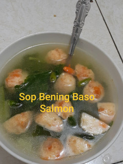 Foto resep 11. Sop bening baso salmon