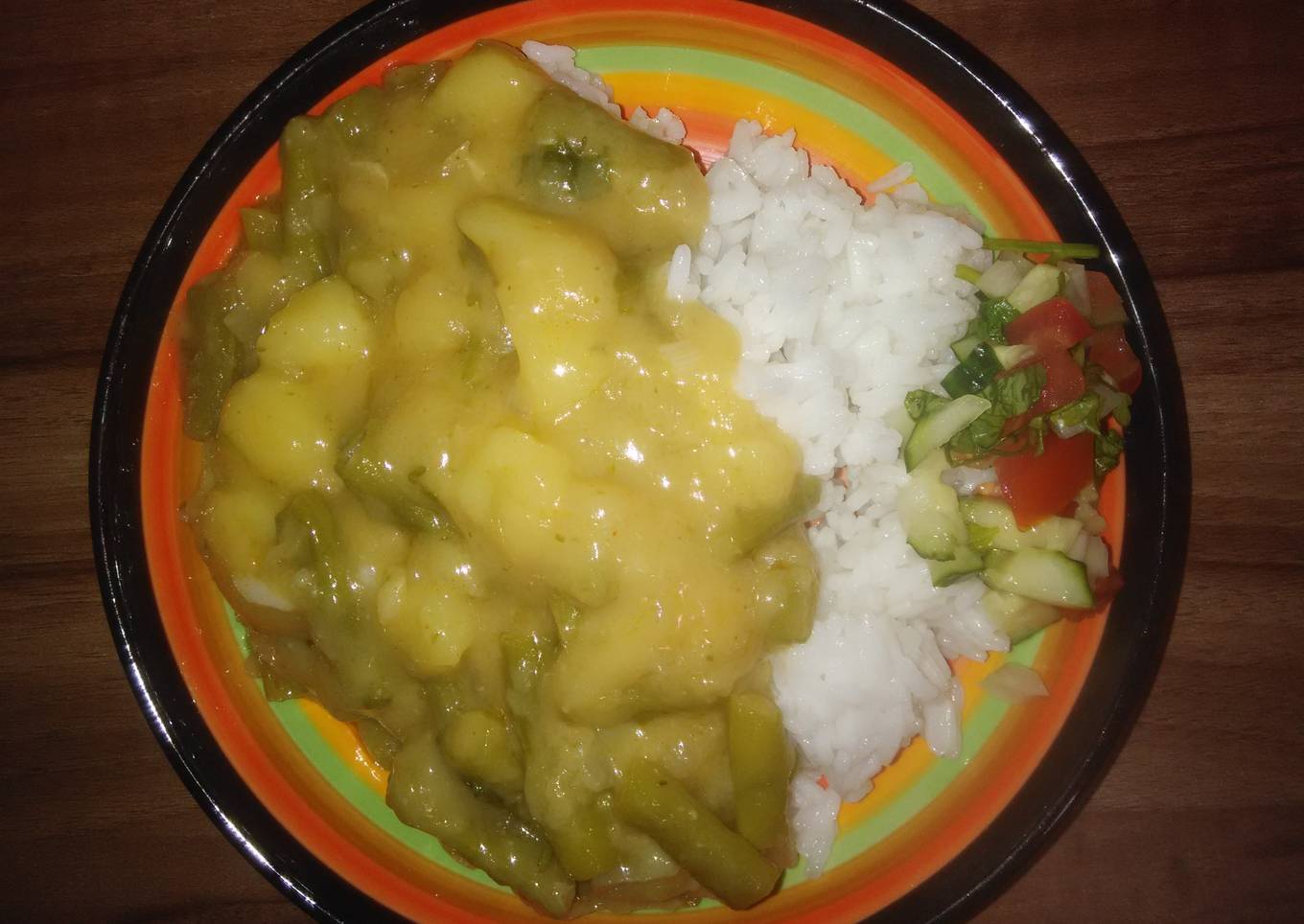 Vegetarian green beans stew