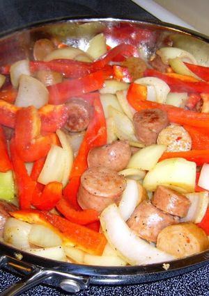 A picture of Sausage And Peppers.