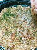 Curry-Flavored Monjayaki (Pan-Fried Batter with Various Ingredients)