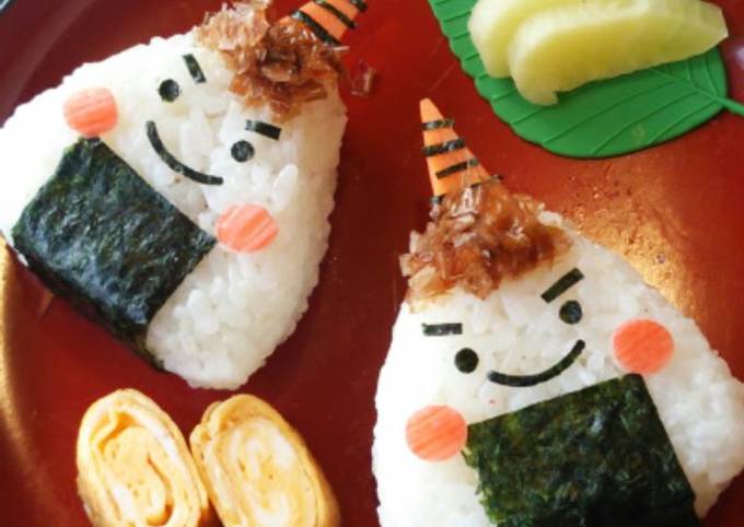 Setsubun Character Bento - Demon-Giri Rice Balls~