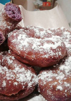 Foto resep Donat Ubi Ungu