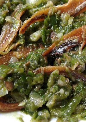 Foto resep Ikan Teri Cabe Ijo