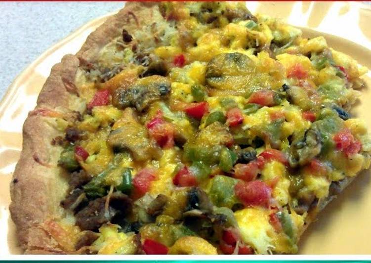 Simple Way to Prepare Speedy Breakfast Pizza Croissant Crust