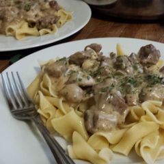 A picture of Tangy Beef Stroganoff.