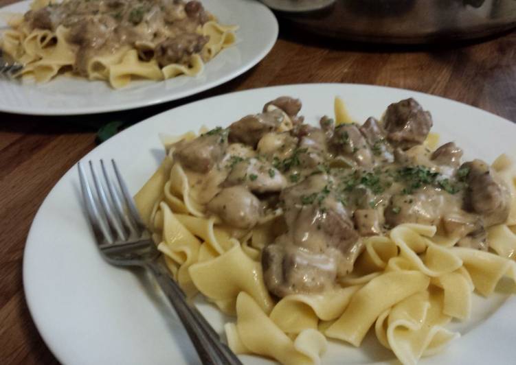 Tangy Beef Stroganoff