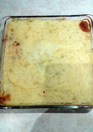 A picture of Vegan Shepherd's Pie.