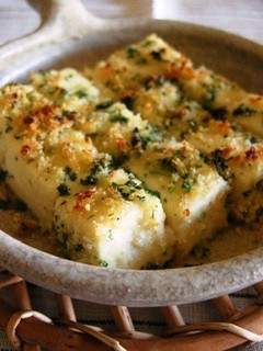 A picture of Baked Tofu with Cheesy Panko.