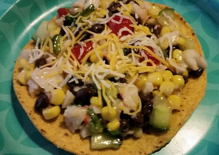 Recipe of Favorite Quick and easy seafood tostadas.