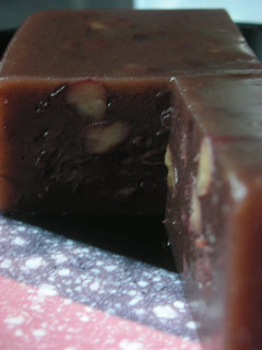 A picture of Homemade Yokan Made With Sweet Bean Paste and Kanten.