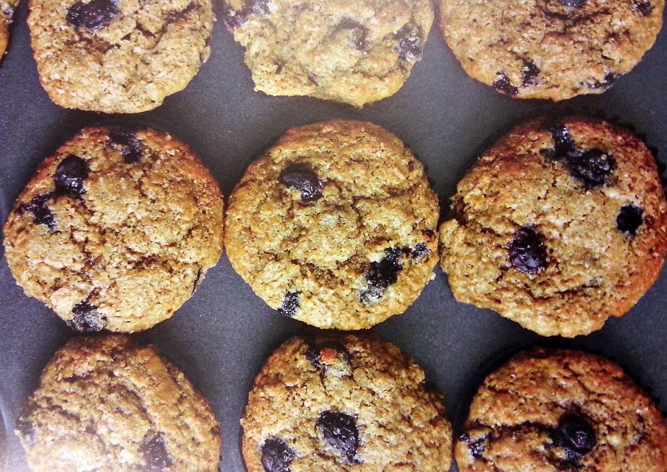 Wholemeal Blueberry Muffins