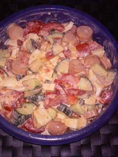 Egyszerű saláta recept fotója