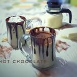 White Hot chocolate drink
