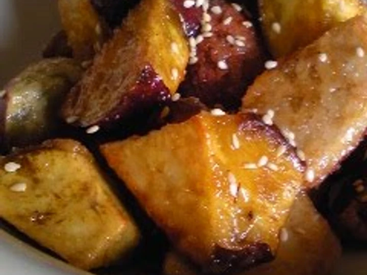 Easy Way Prepare Non-Fried but Crispy Candied Sweet Potatoes the  Makes Drooling Delicious