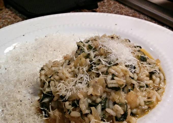 How to Prepare Super Quick Homemade Spinach paprika risotto