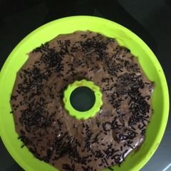 A picture of Delicious chocolate pudding.