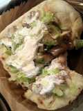 Grilled Chicken on flatbread