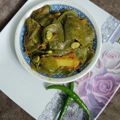 A picture of Broad beans ki sabji.