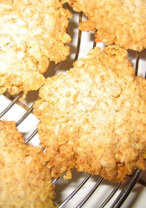 A picture of Dangerously Good Oatmeal Maple Cookies.