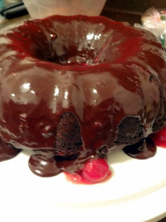 A picture of Black Forest Bundt Cake.