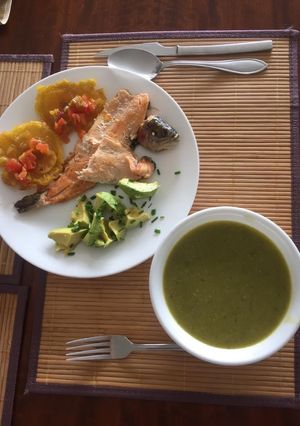 Una foto de Sopa “crema” de Espinaca