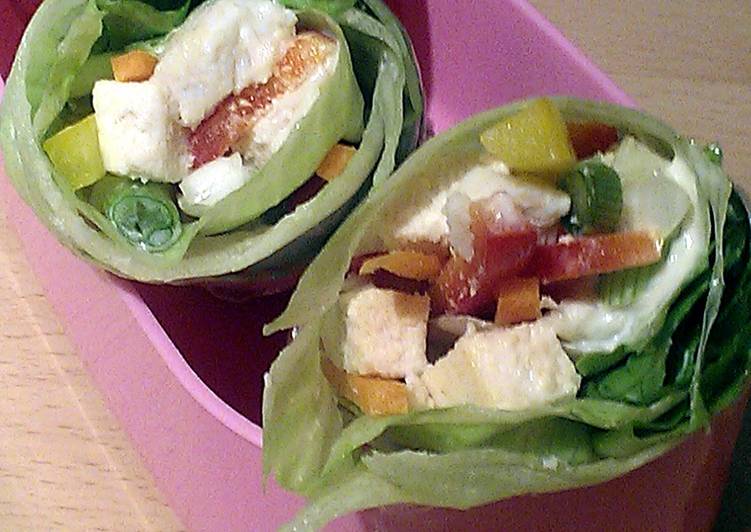 Recipe of Speedy Vickys Lettuce Lunch Wraps, Gluten, Dairy, Egg &amp; Soy-Free