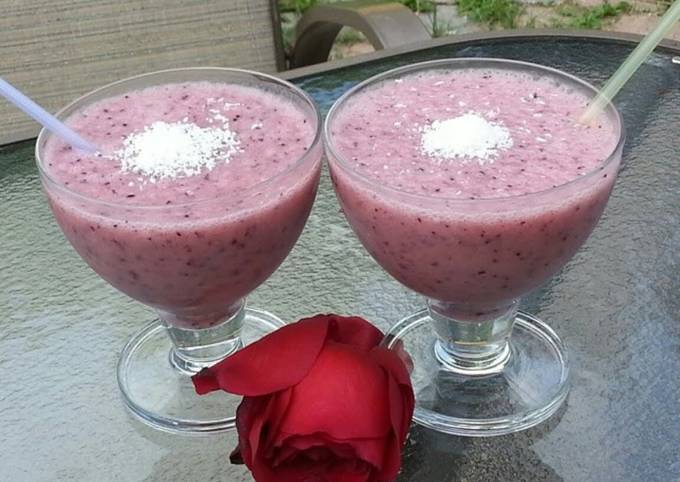 Steps to Make Homemade My exotic smoothie