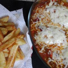 A picture of My Spicy Chicken Veg Bake 😊.