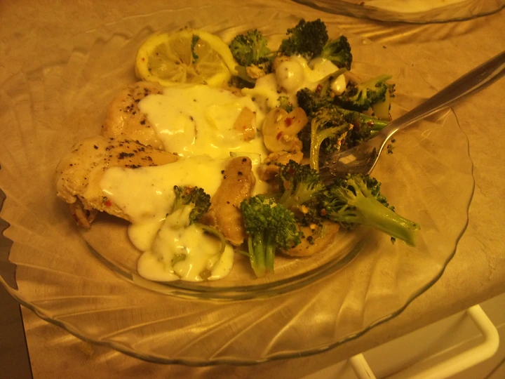Easy Way Make Recipe Chicken and Lemon-Broccoli Alfredo * that is Awesome, Can Spoil the Tongue}