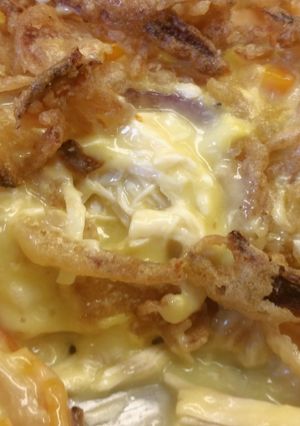A picture of Chicken & French Fried Onion Casserole.